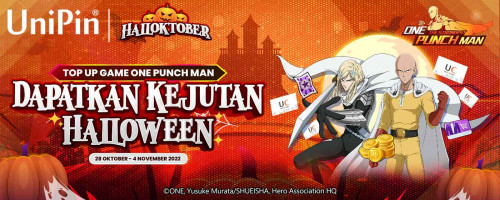 Halloktober! Top Up Kupon dan Dapatkan Kejutan Halloween 🎃